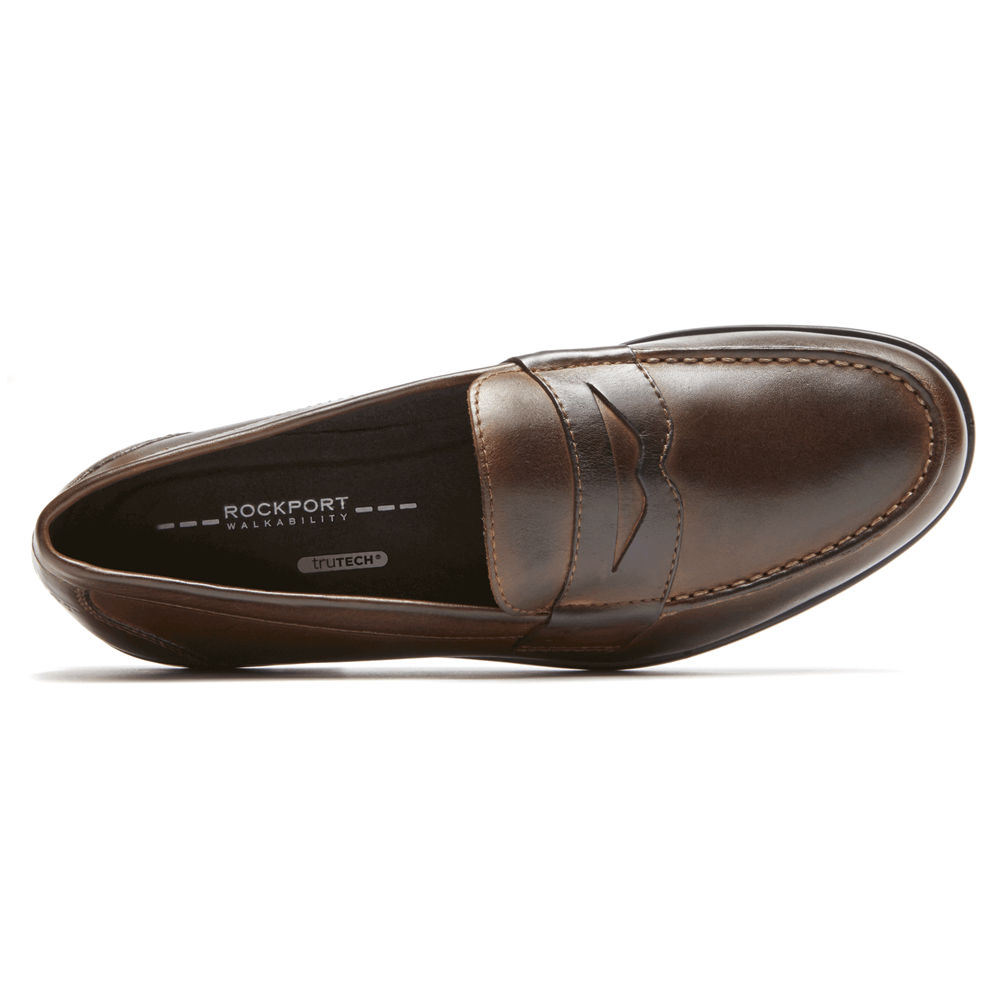 Rockport Loafers Herre Mørke Brune - Classic Penny - MOUY39815